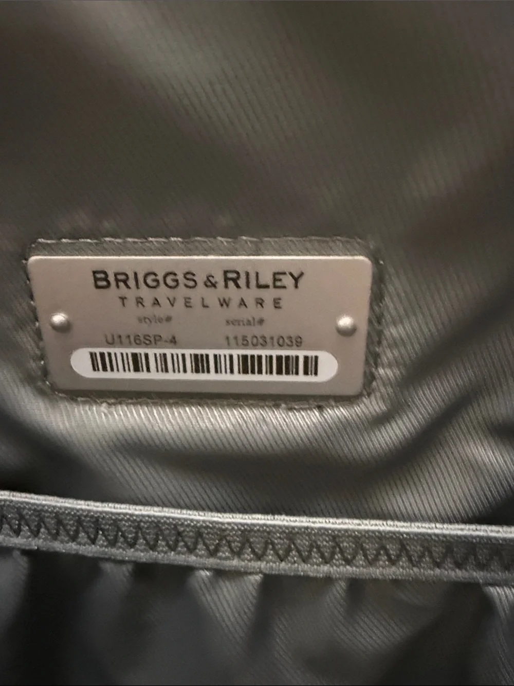 Briggs & Riley Black Rolling Briefcase with Front Pocket